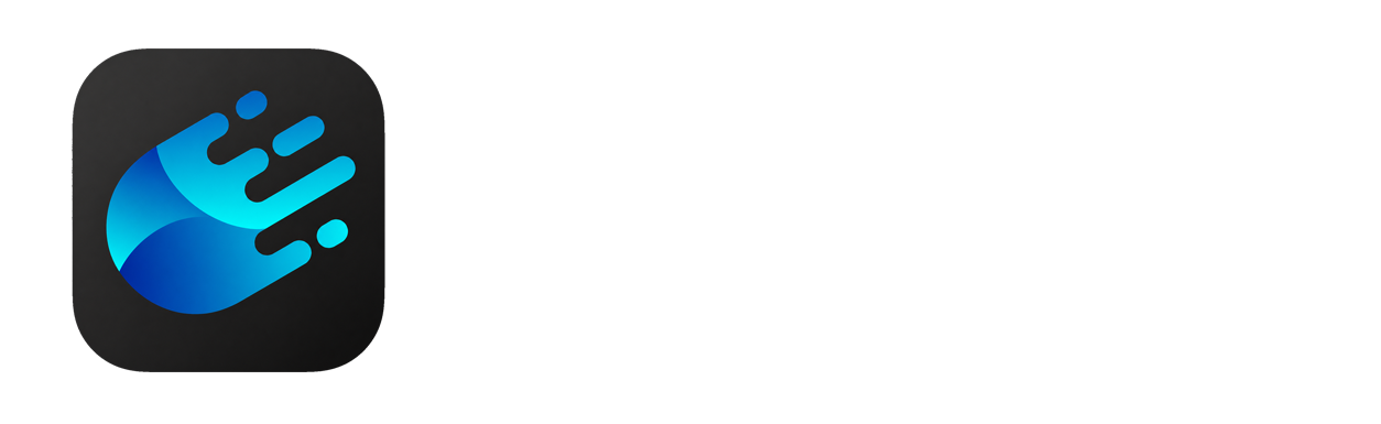 Icon + wordmark